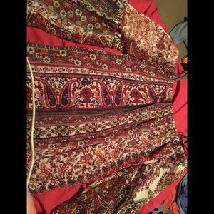 Off the shoulder with straps blouse